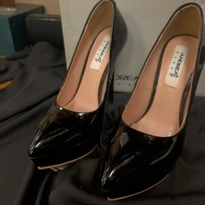 Black Platform heels